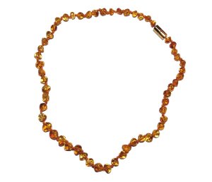Magnetic Baroque Amber Teething Necklace